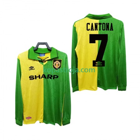 Billiga Fotbollströjor Manchester United CANTONA 7 1992 Retro Borta tröja 1994 Långärmad